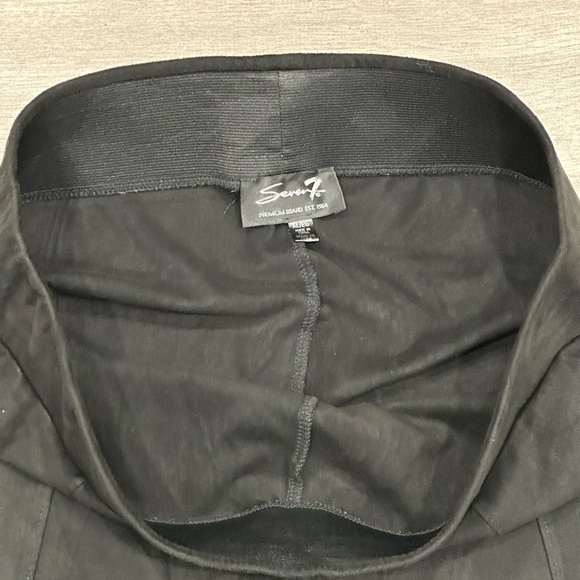 Seven7 XL Approx 16 18 Pants Active Straight Leggings Black Lightweight Stretch - Picture 8 of 10